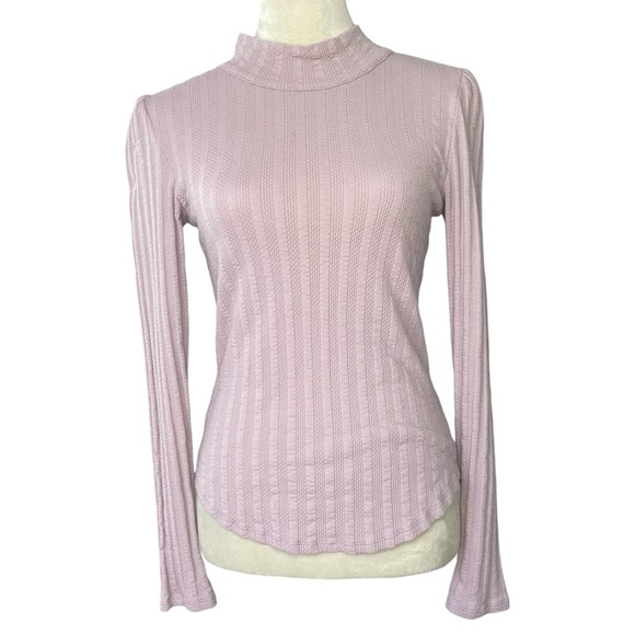 Free People Top Party In The Back Casual Barely Lilac - Picture 2 of 11